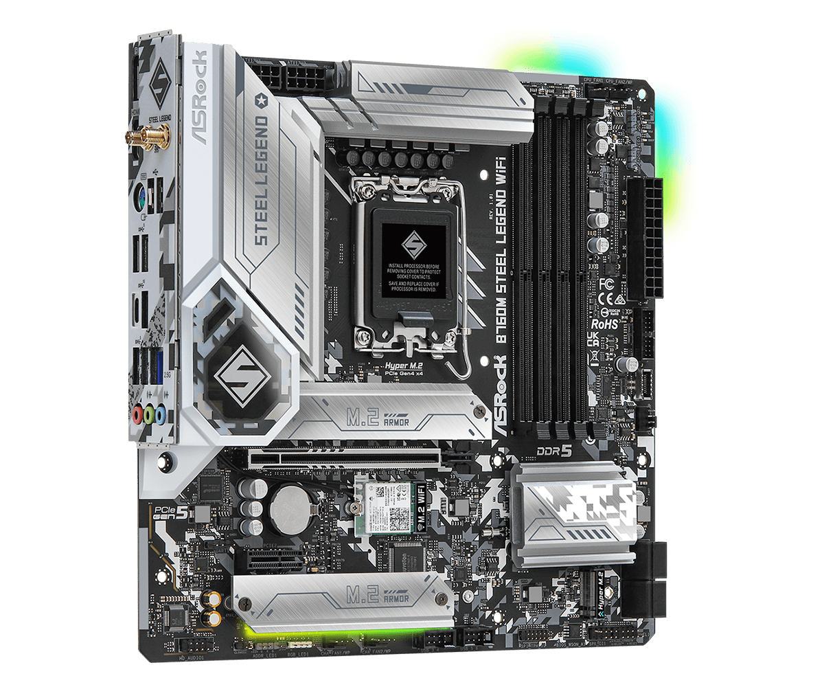 Placa base ASROCK B760M STEEL  - Lga1700 Itx Motherboard Ddr5 reseña y precio
